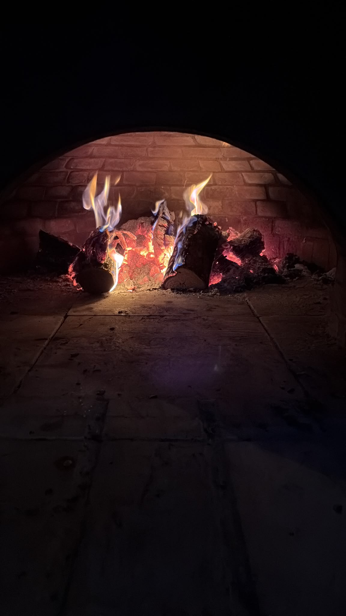 Houtgestookte pizza-oven